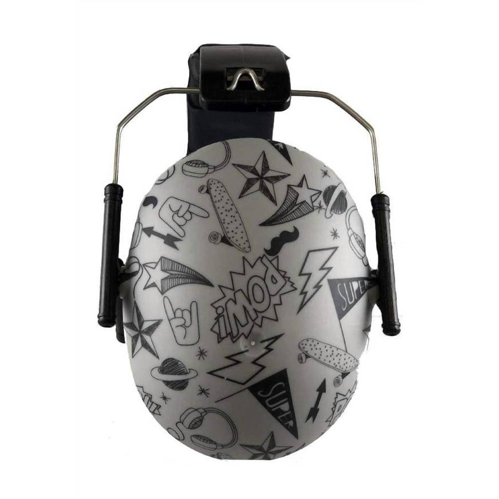 NEW BANZ kids earmuffs in graffiti doodle